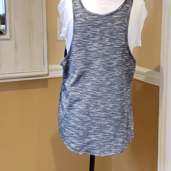 DIADORA TANK TOP CROPPED LADIES NAVY & WHITE SIZE : M - Picture 3 of 5